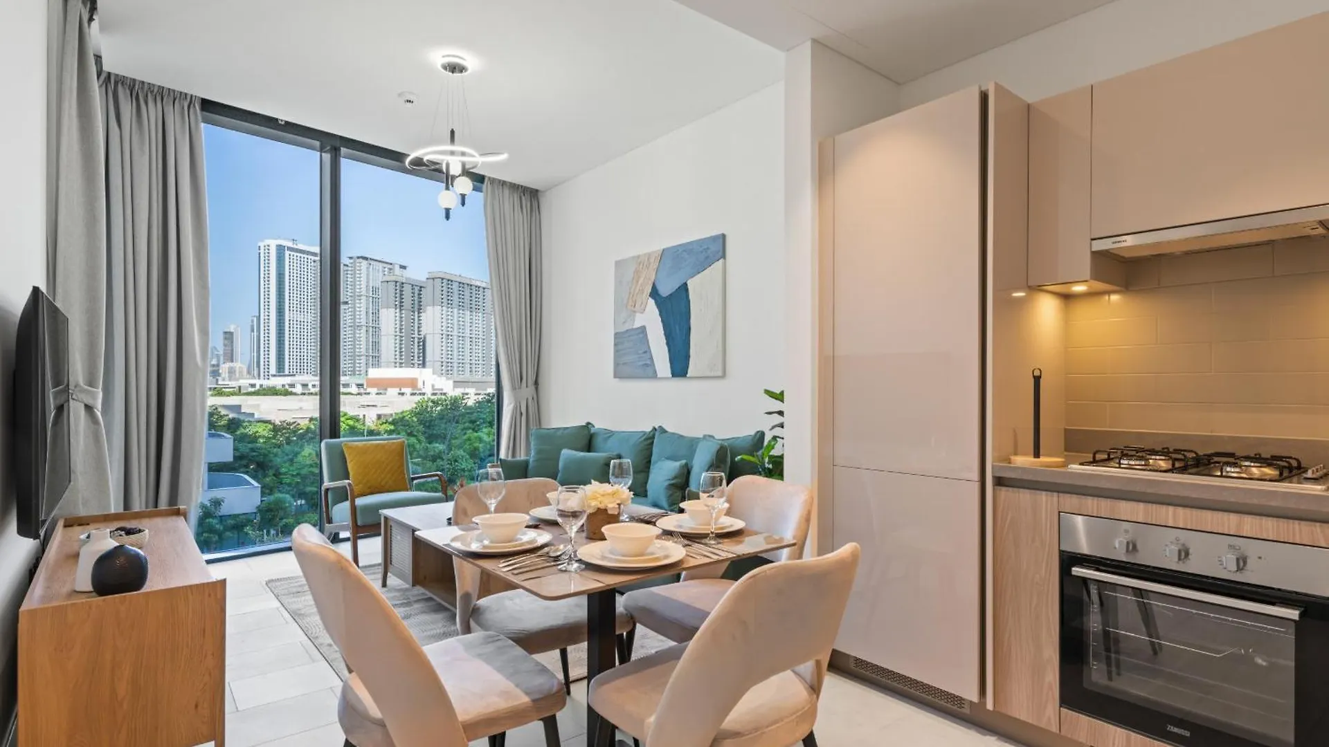 Apartment Luxury 1Br Featuring Guest & Study Room-Sobha Waves Dubai United Arab Emirates